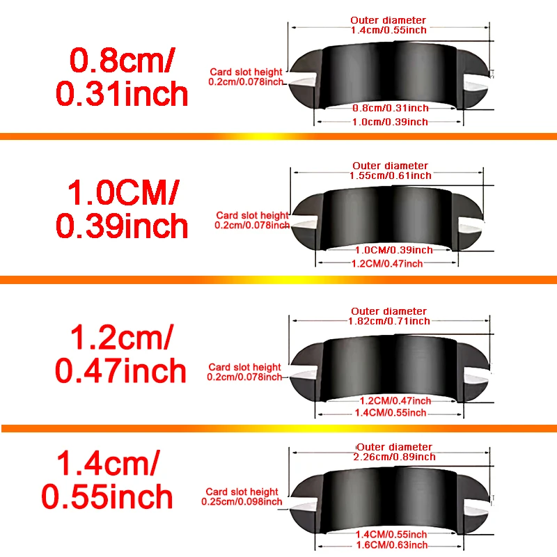 40/60/20 PCS Rubber O-Ring Sealing Gasket Combination Set For Furniture Cabinet Door Protection Wire Cable Rubber Ring Tool Set image 6