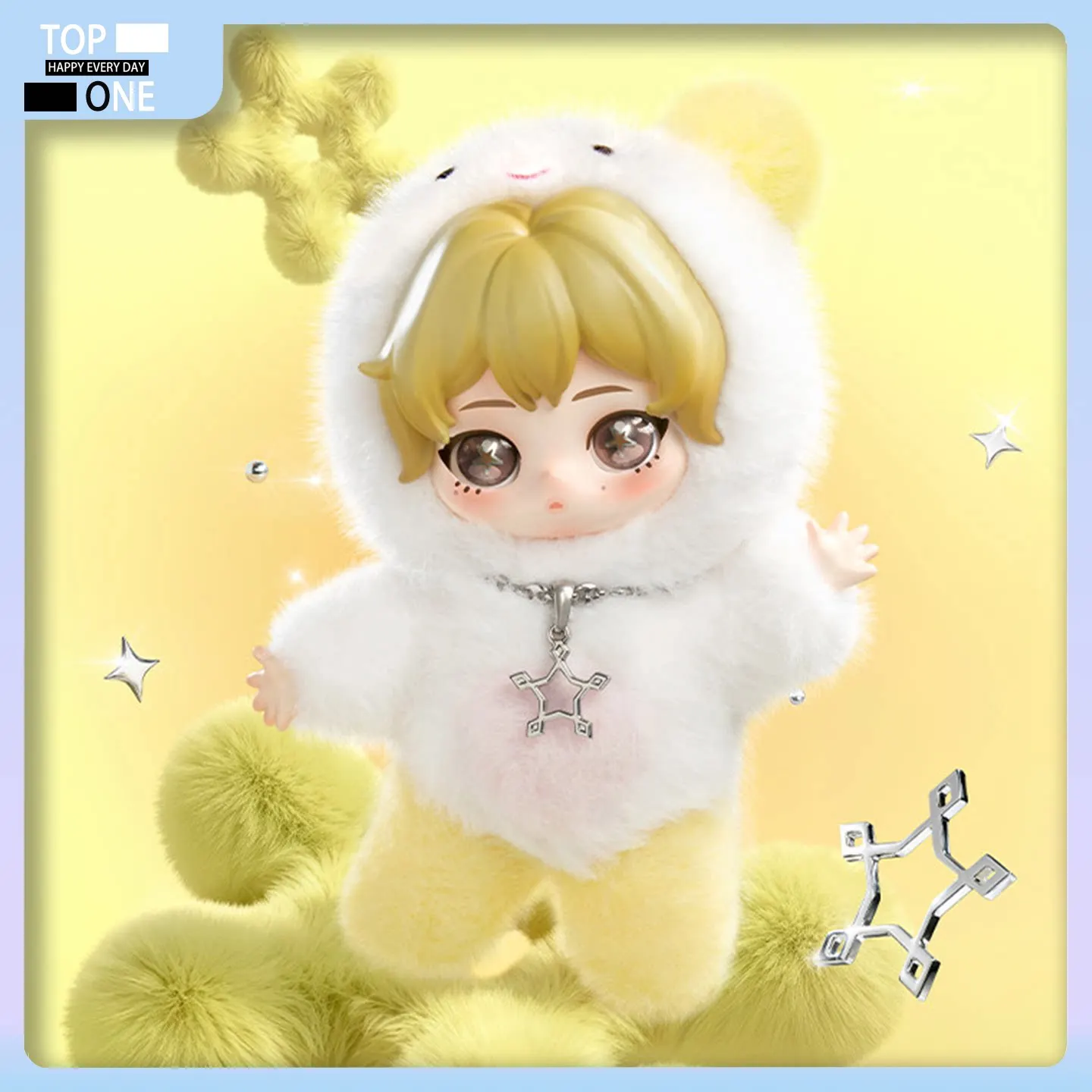 Popmart Original Blind Box Aespa Fluffy Cute Friend Series Mystery