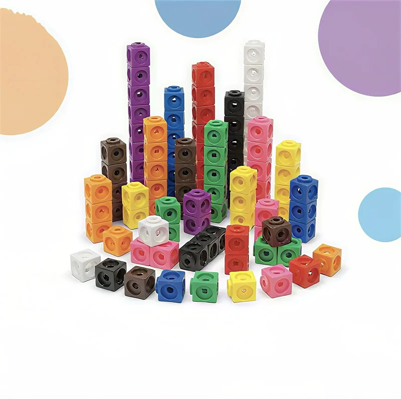Kids Children Mathematics Linking Cubes Blocks Kids Educational Numbers Math Kindergarten Toys