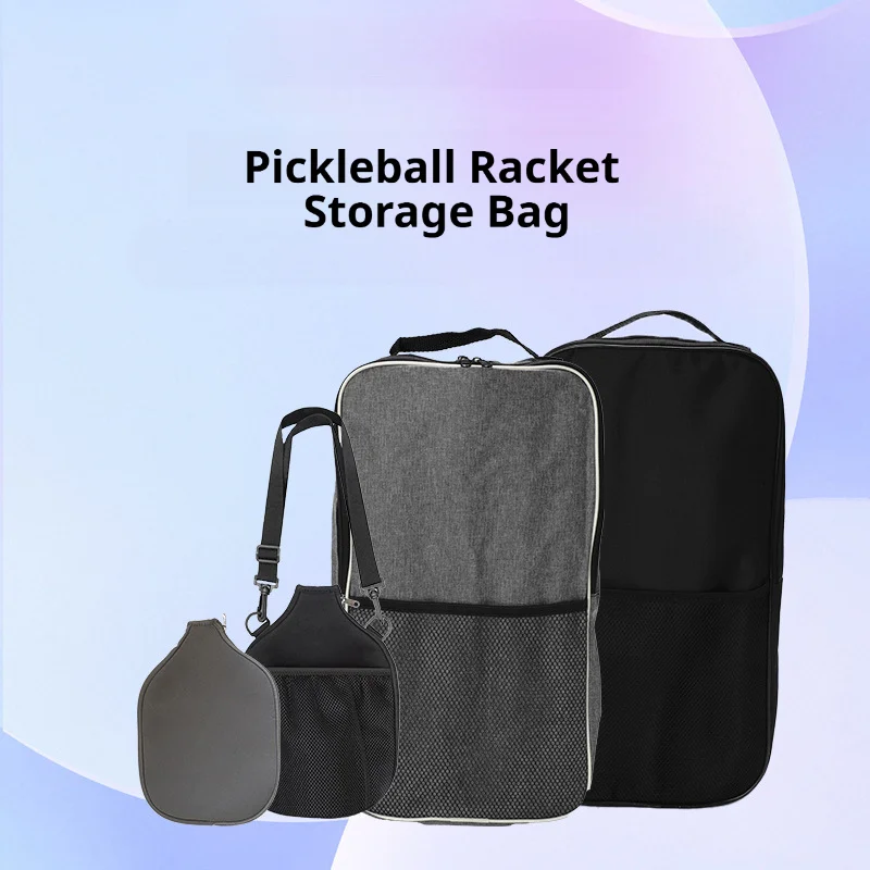 

UpscalePickleball Paddle Bag Double Paddle Bag Crossbody Portable Thickened Protective Storage Bag Outdoor Training Sports Set