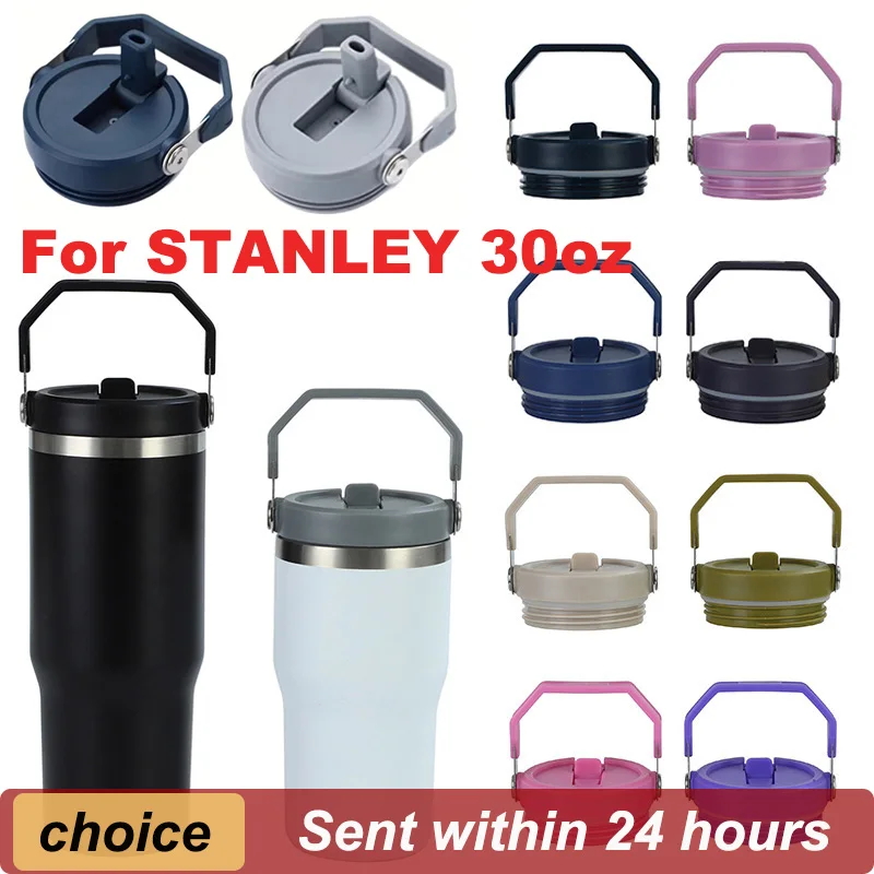 30 Oz For Stanley Thermal Water Bottle Cover Coffee Cups Flip Straw Cap Replacement Spill Proof Mugs Tumbler Lid Accessories