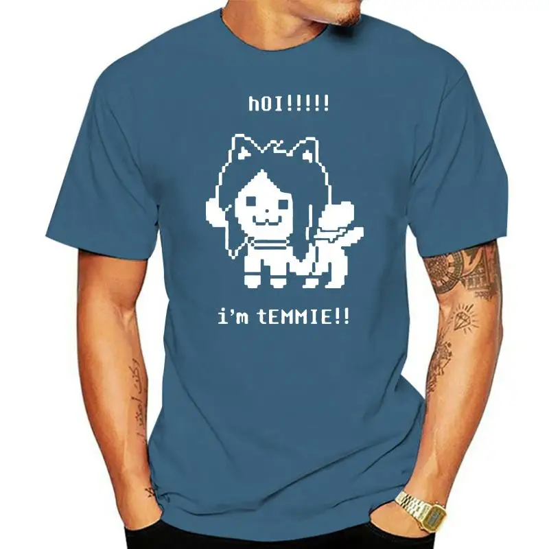 NEW HOI!! IM TEMMIE!!!! GAMES LOGO WHITE BLACK MENS SHIRT USA SIZE S-XXXL ZM1