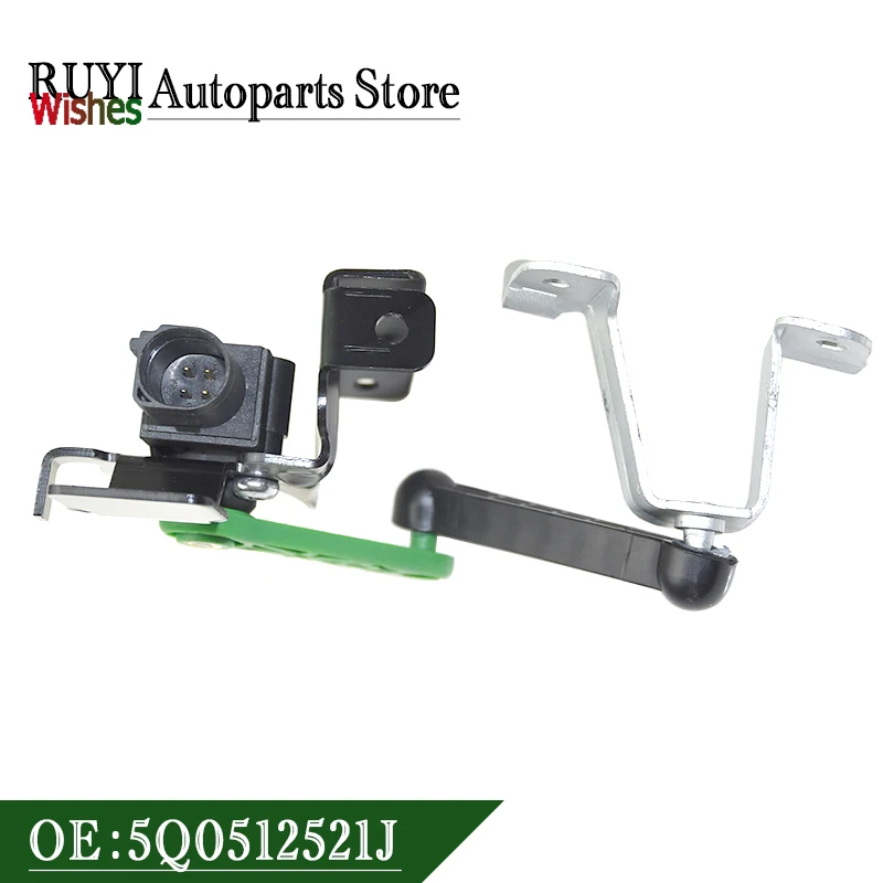 5Q0512521J New Headlight Level Control Sensor Rear Left 5Q0512521G 5Q0512521F for Audi A3 Golf 7 Touran Tiguan Passat B8