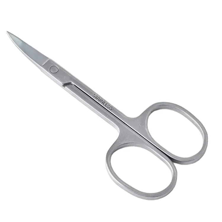 40pcs 3.54-Inch Stainless Steel Professional Beauty Care Tool Curved Eyebrow and Manicure Scissors