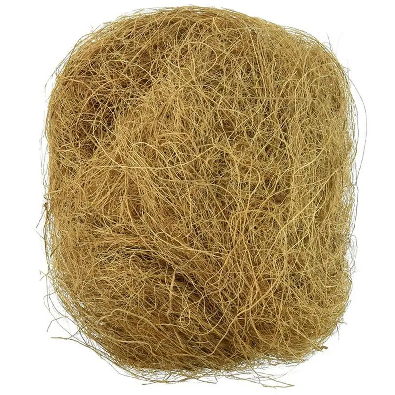 100g Natural Coconut Husk Fiber Flowerpot Cover Craft Insect-proof Protect Flower Plant Soil Keep Warm Reptile Bedding Bird Nest