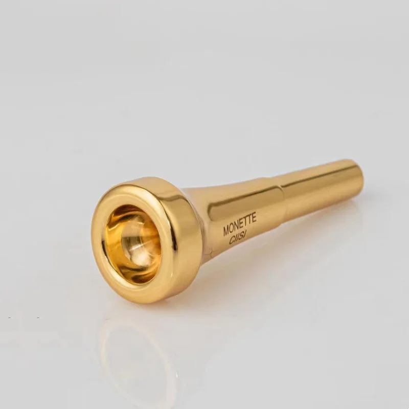 Monette Bb Trumpet Mouthpiece 7C 5C 3C Size Pro Silver/Gold Plated Copper Musical Brass Instruments Trumpet Accessories