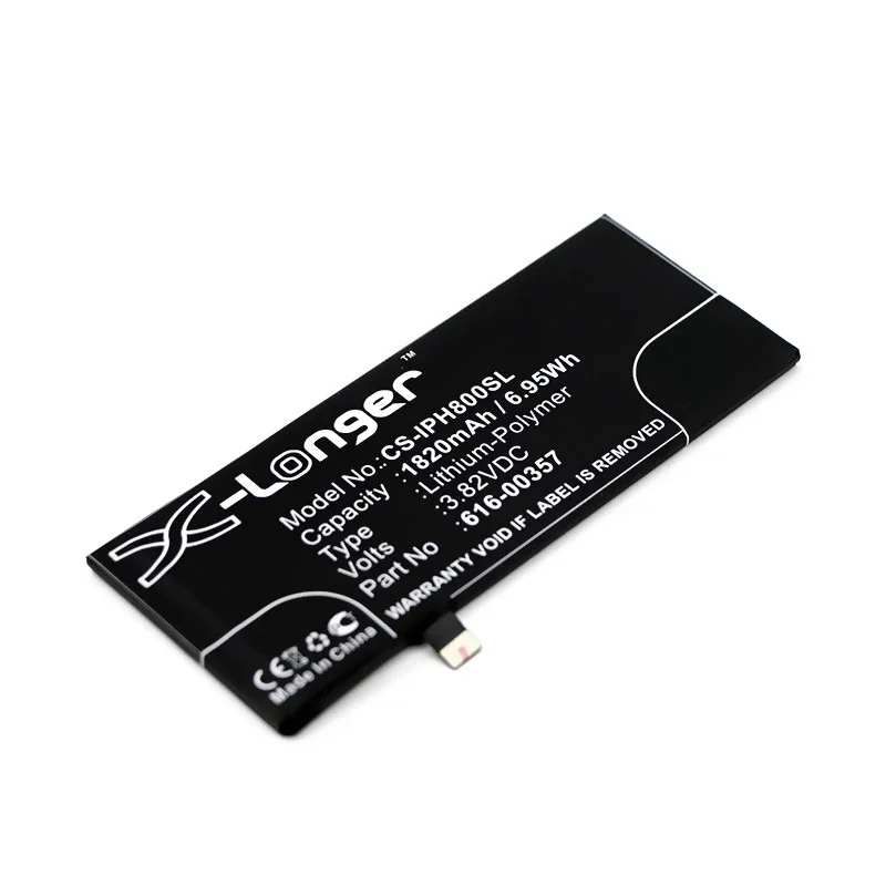 For IPhone 8 A1863 Mobile Phone 616-00358 616-00357 CS-IPH800SL 1802mAh Lithium Battery Pack