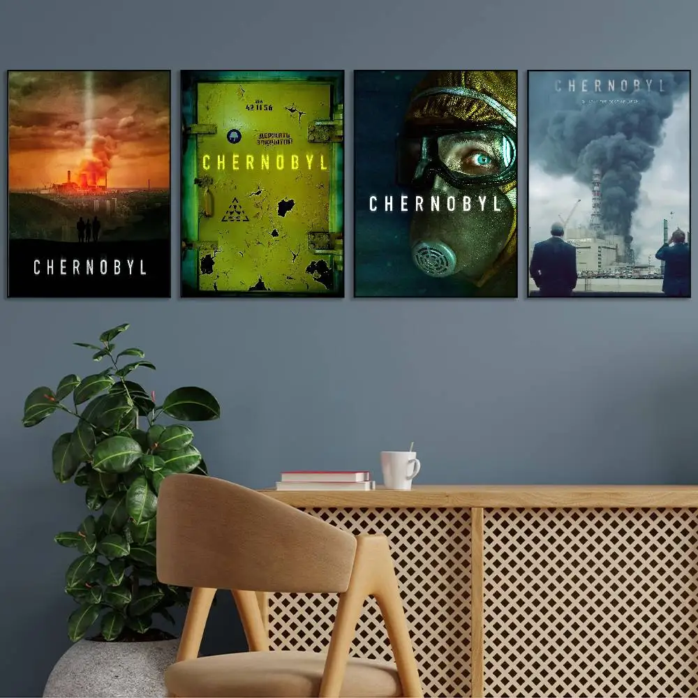 مسلسل تلفزيوني تشيرنوبيل ملصق معرض يطبع ذاتية اللصق ديكور المنزل الديكور صور مطبوعة للحوائط ملصق غرفة المعيشة