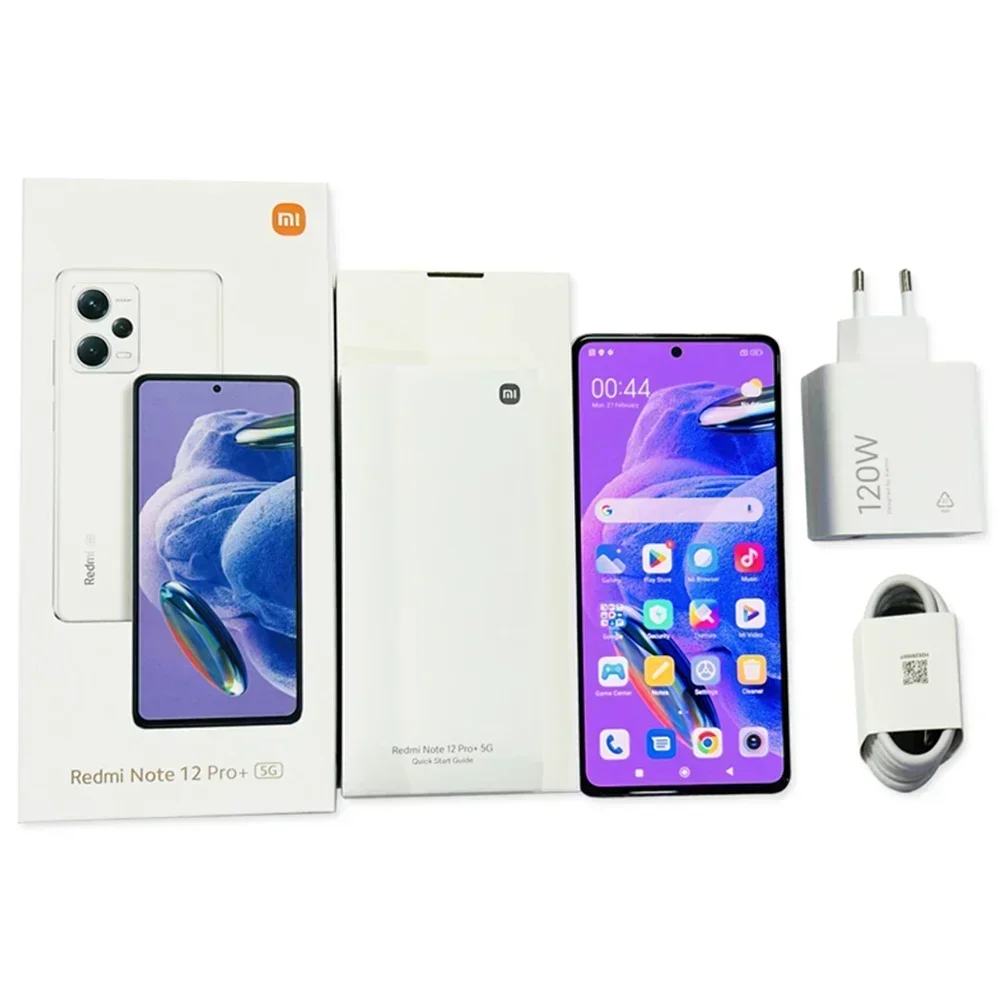 Xiaomi-Smartphone Redmi Note 12 Pro Plus 5G, versión Global, 8GB y 256GB, NFC, MediaTek Dimensity 1080, cámara de 200MP, cámara OIS, carga de 120W