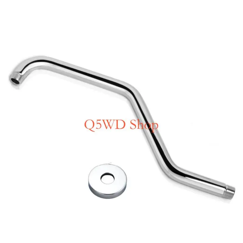

Q5WD Elegant Matte Black Wall Mount Shower Arm Convenient for Bathing Accessory