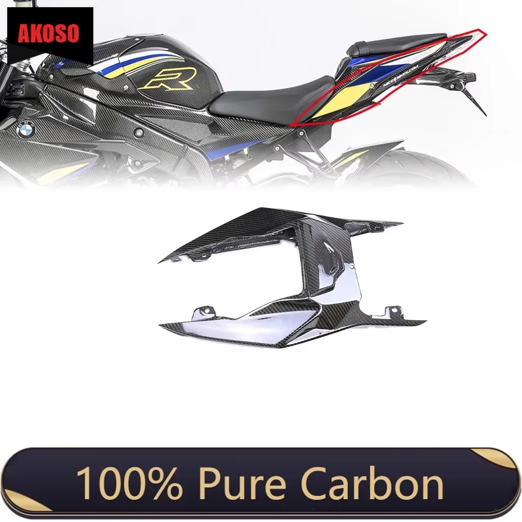 3K 3*3 Carbon Fiber Rear Tail Side Panels Fairings Tail Fairing Rear Seat Side Panels Cover Motorcycle For BMW S1000RR 2015-2018