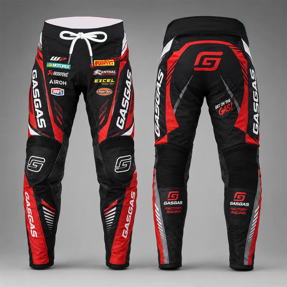 AliExpress GASGAS 2026 New GasGas Factory Racing Motocross Pants Off-road Red Dirt Bike Trousers Breathable Motorcycle Men Racing Riding Pants