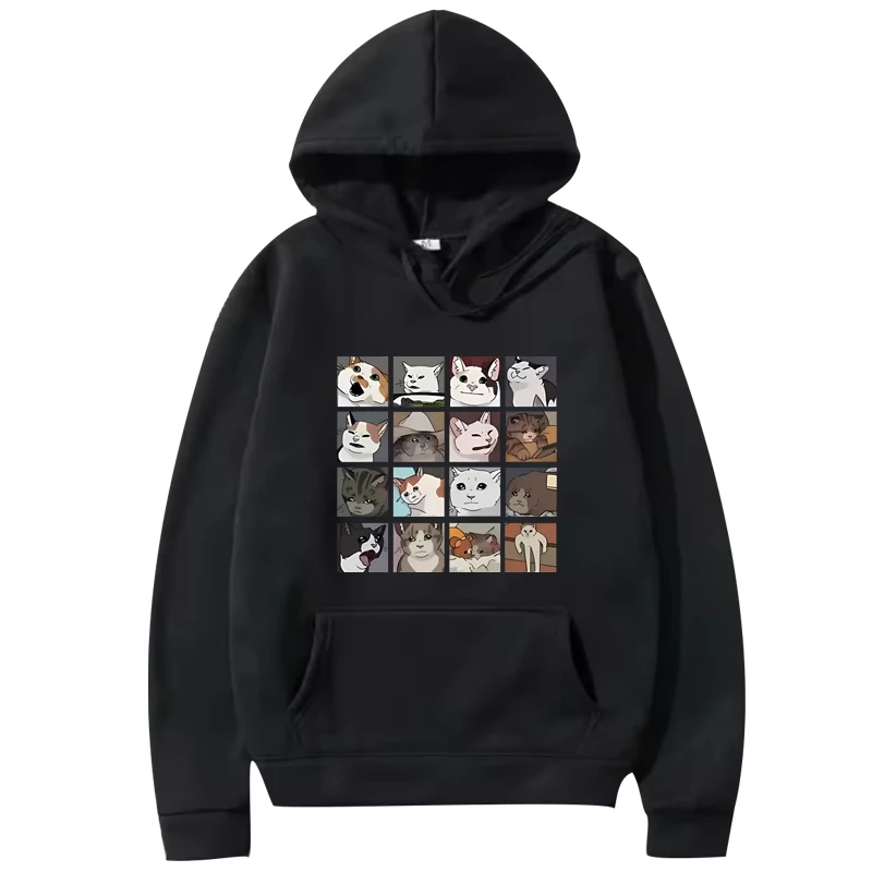 

Cats Print Men's Casual hoodie 2025 new men women funny fashion cool Long sleeve streetwear Graphics oversized hoodie unisex
