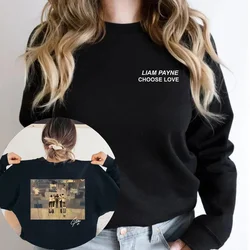Vintage Liam Payne Tribute Sweatshirt Liam Payne Choose Love Shirt in Memory of Liam Payne Sweatshirt Music Fans Gift Hoodies