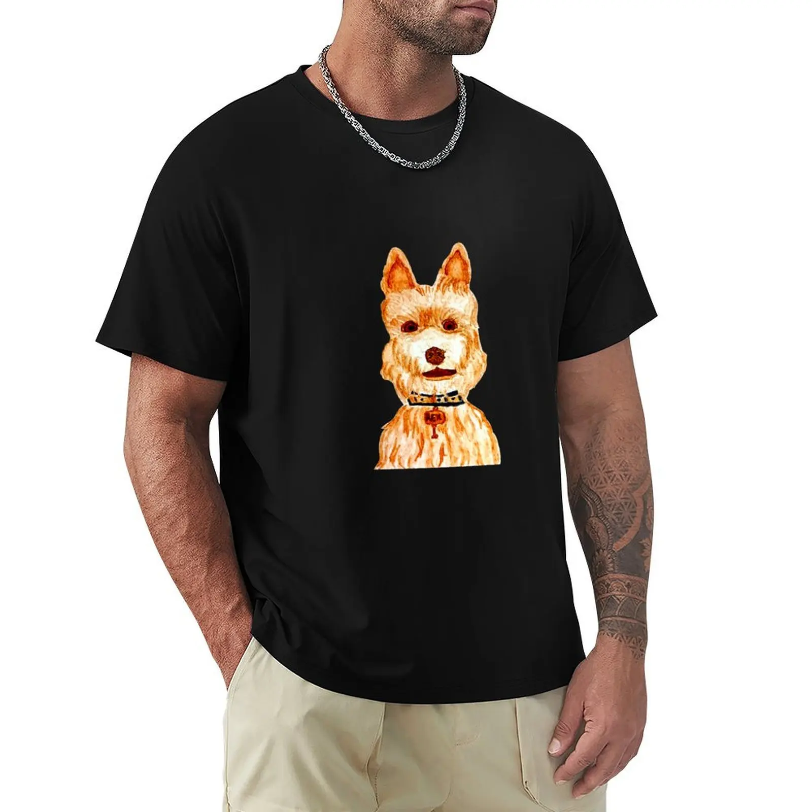 

Isle of Dogs - REX T-Shirt Large Size Loose Casual Tee