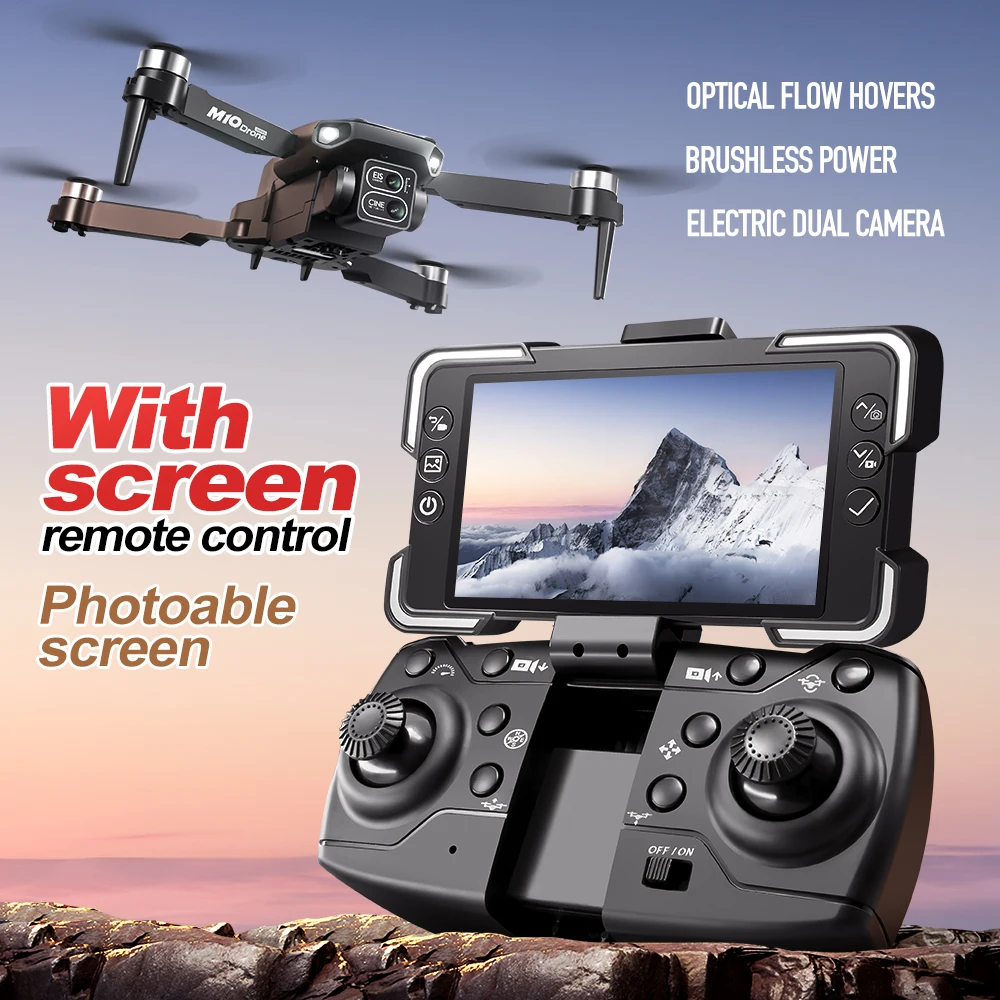 2026 New M10 Drone 8K HD With Photoable screen remote control Brushless Motor Professional UAV Four-Rotor Helicopter Toys Gifts