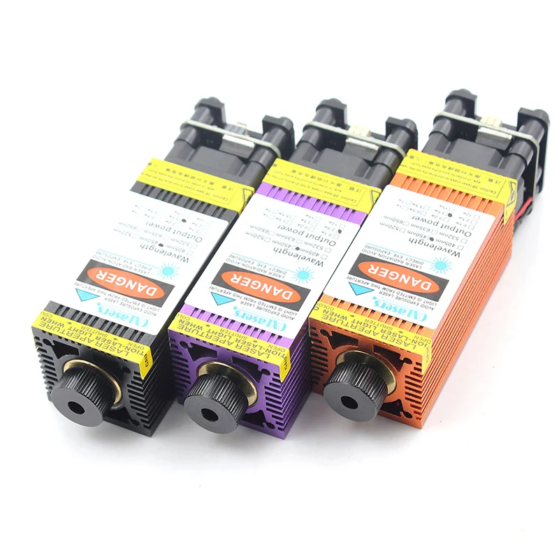 

High Power Laser Cut Head 2.5W 3.5W 5W 5.5W Laser Module Blue 450nm For Laser Engraving