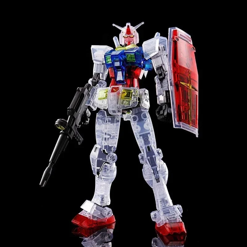 GTO Ganso Yuanzu Color Transparent Version RX-78-2 HG 1/144 Assemble The Model Action Figure Decorative Toy Gift Collectible