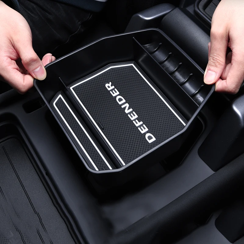 

Car Center Console Armrest Storage Box for Land Rover Defender 90 110 2020-2024 Armrest Holder Container Interior Accessories