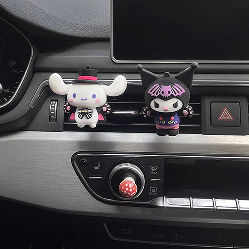 Sanrio Cute Car Air Outlet Air Conditioner Ornaments Aromatherapy Anime Car Small Decoration Automotive Interior Accessories