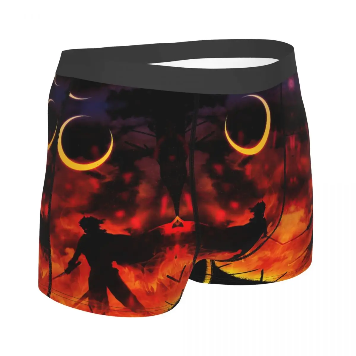 Men's Special Demon Slayer Underwear, Kimetsu No Yaiba Boxer Briefs, Roupa Interior Altamente Respirável, Shorts Estampados em 3D, Qualidade Superior, Idéia Presente