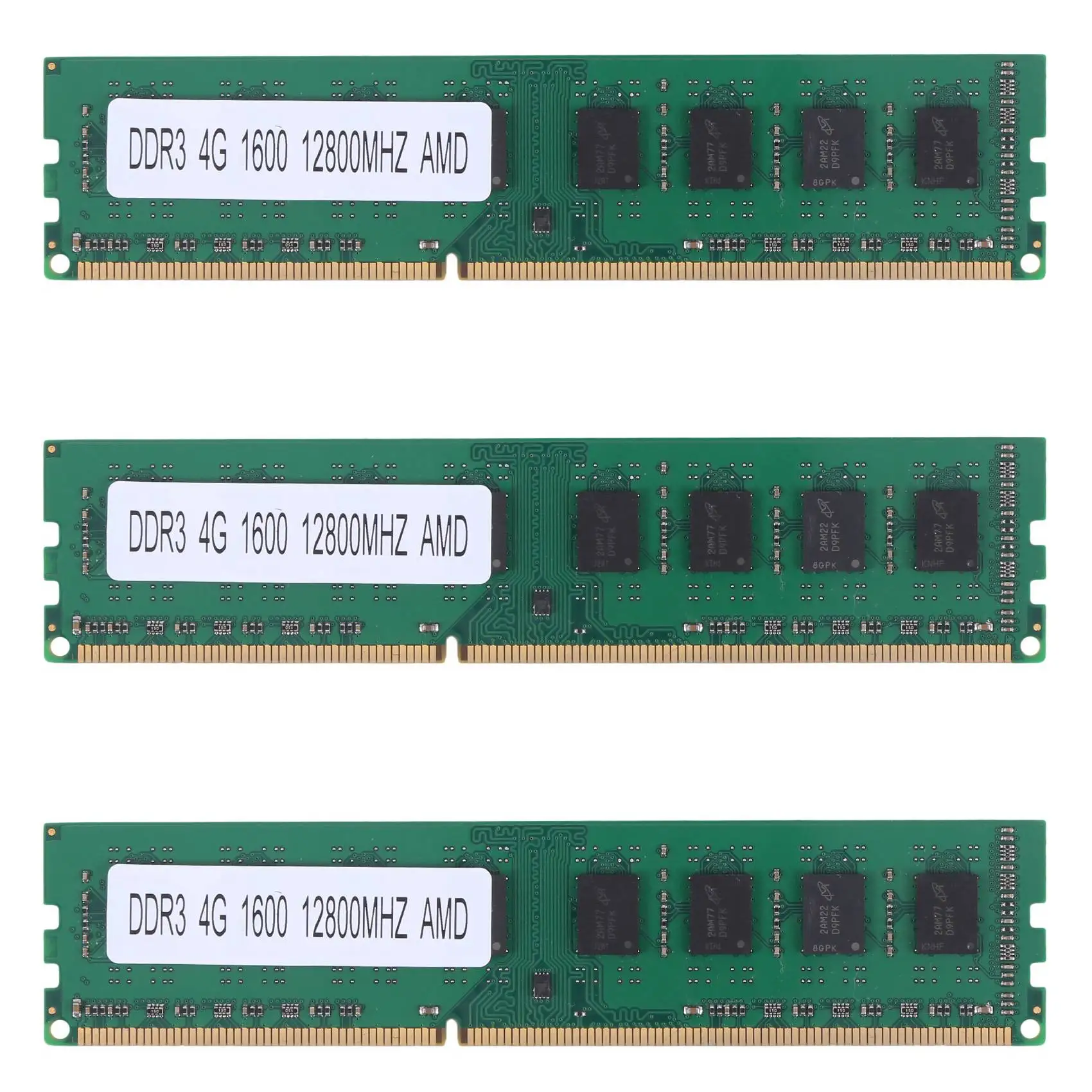 ABDE-3X DDR3 4GB Memory Ram PC3-12800 1.5V 1600Mhz 240 Pin Desktop Memory DIMM Unbuffered And Non-ECC