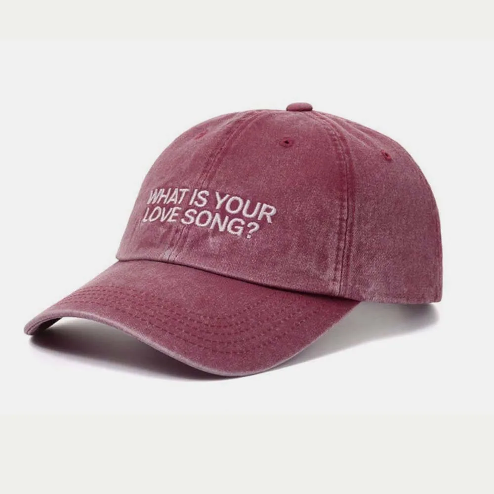 Hot-selling 2 Washed Cotton Baseball Cap With Printed Distressed Soft Top Denim Hat Vintage Hat Men Women Outdoor Baseball Cap