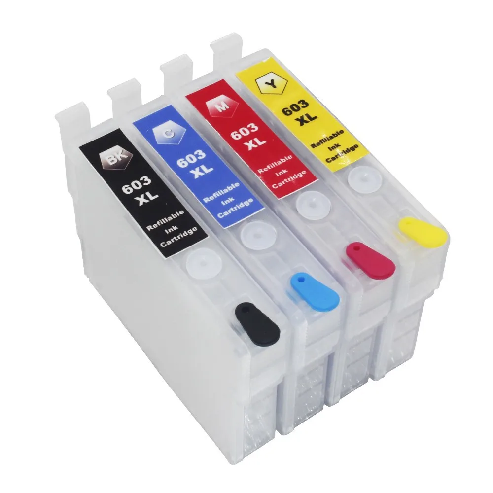

Refillable Empty ink cartridge 603XL for Epson 603 T603 Cartridge XP-2100 XP-2105 XP-3100 XP-3105 XP-4100 XP-4105 Printer