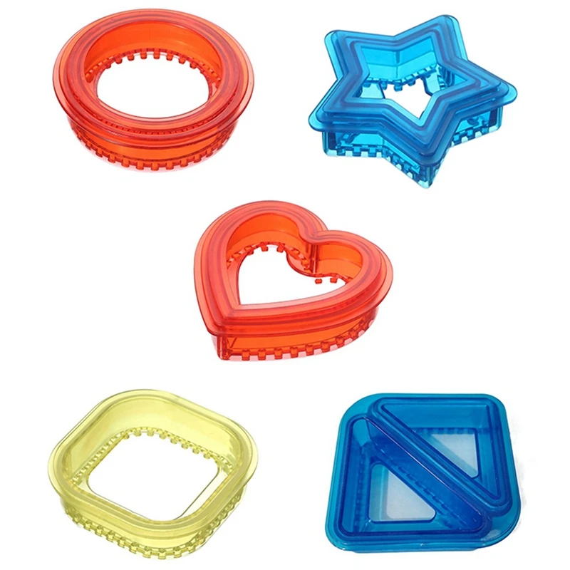 

5 Piece Sandwich Cutter Sandwich Sealers Are Perfect For Lunch Boxes And Lunch Boxes For Children