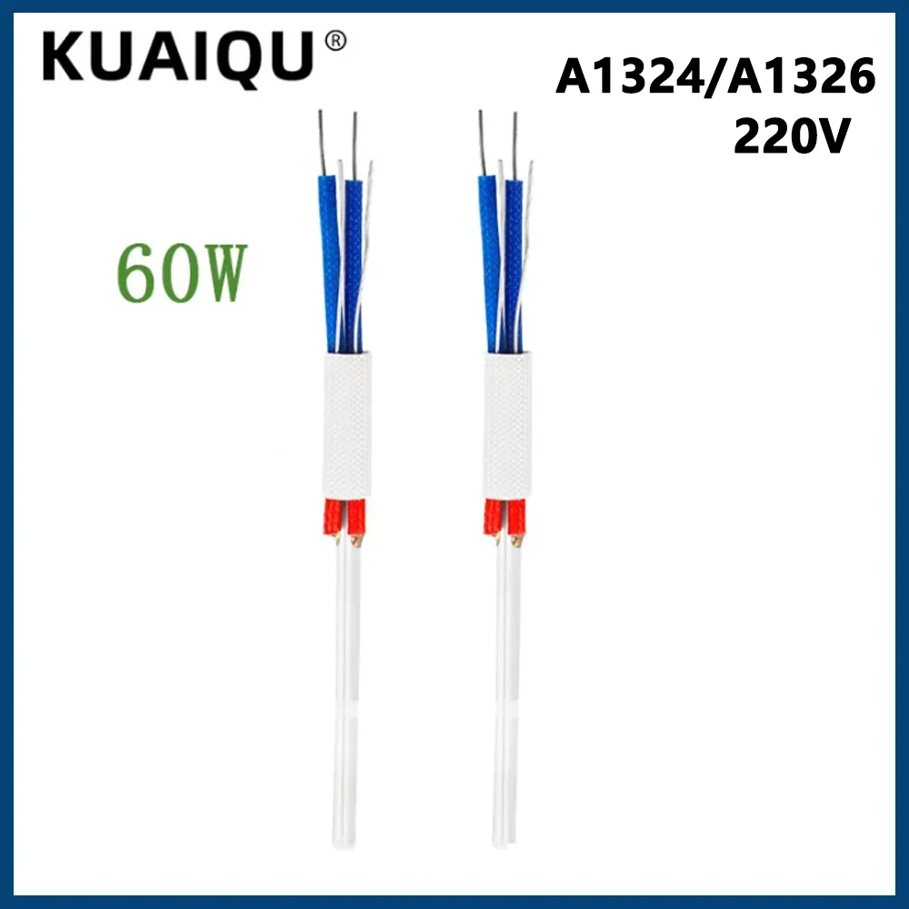 Soldador de elemento calefactor de 220V y 60W, núcleo de calentador de cerámica, adaptador de 4 cables, herramienta de calefacción para Estación de
