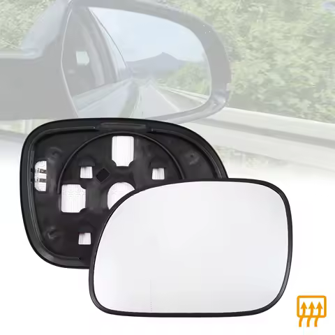 Car Rearview Driver Side Heated Mirror Glass W/ Backing Plate for Dodge Caravan for Chrysler Voyager Exterior Parts