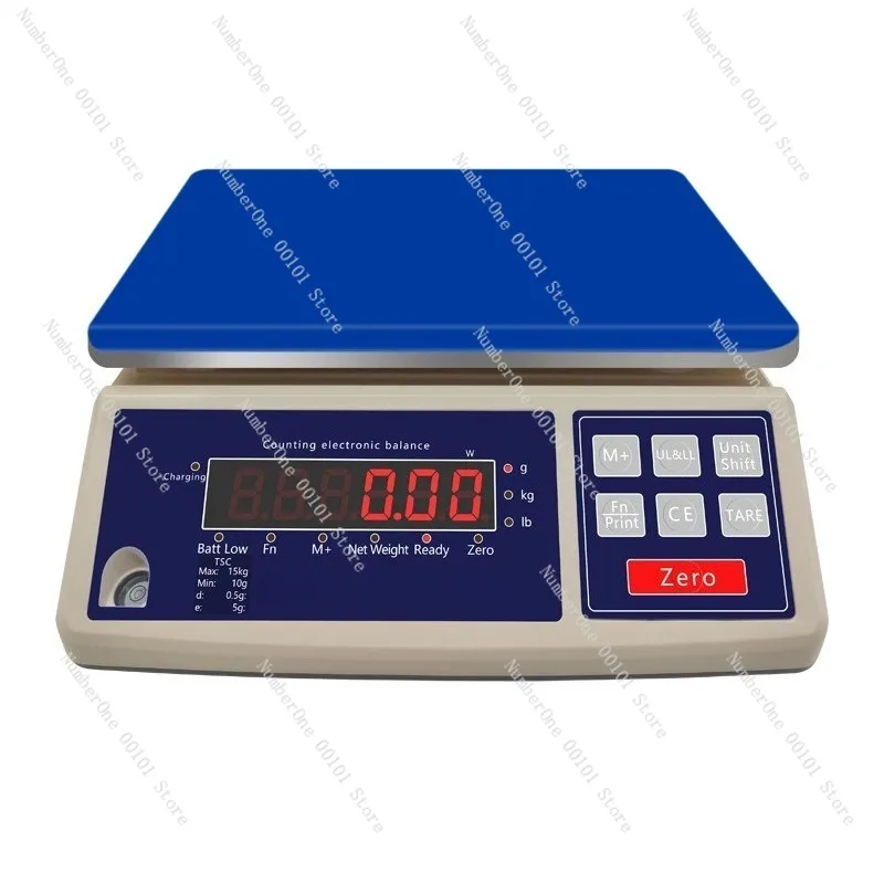 High Precision Digital Counting Scale 0.05g Accuracy Electronic Gram Balance Compact Industrial Mini Weighing Scale English