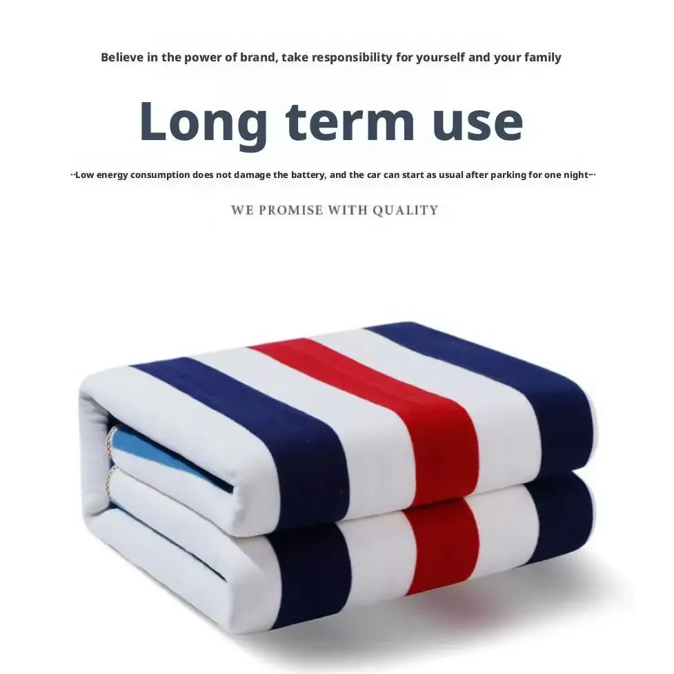 

Электрическое одеяло для автомобиля 12В с регулируемой температурой, водонепроницаемый греющий коврик (односпальный/двуспальный) для автомобилей, фургонов, грузовиков, кроватей