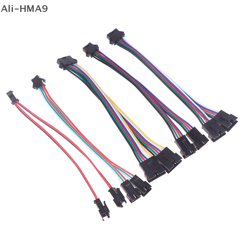 2Pin 3Pin 4Pin 5Pin 6Pin LED Splitter Connector JST SM Male Female Wire Cable For WS2812 WS2811 SK6812 RGB RGBW Led Strip