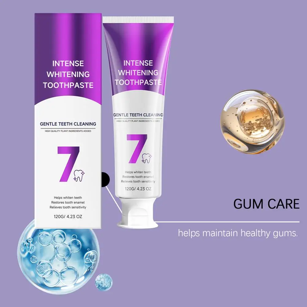 120g Probiotic Teeth Whitening Toothpaste Natural Mint Formula Strengthen Enamel Reduce Sensitivity Oral Hygiene Care