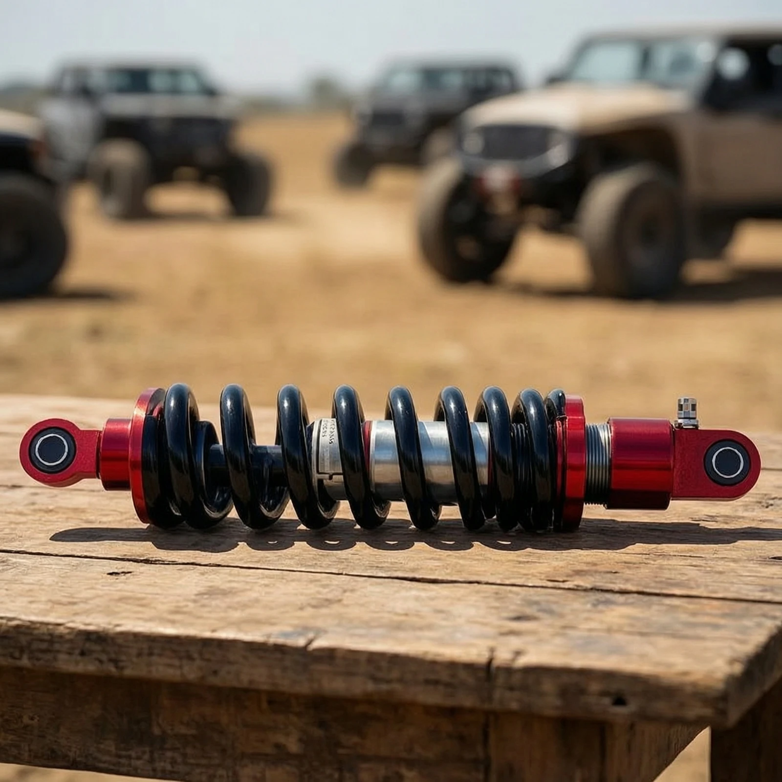 Shock Absorber with Coil Spring Strong Coilover Damper Long-Lasting Vehicle Parts High Quality for Motorcycle, ATV