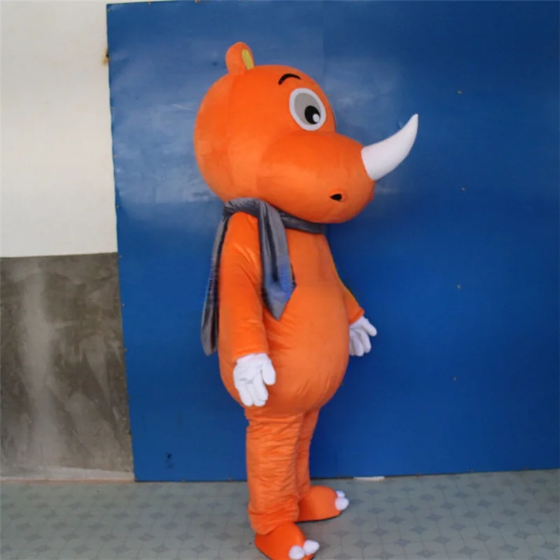 Customized Rhinoceros Cartoon Clothing Walking Animal Doll Props To Promote Plush Dress Mascot Image Doll Clothing