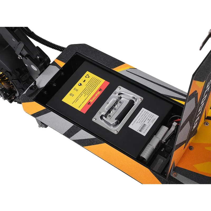 

11-Inch 60V6000W dual-drive off-road electric scooter quick-release battery export one piece