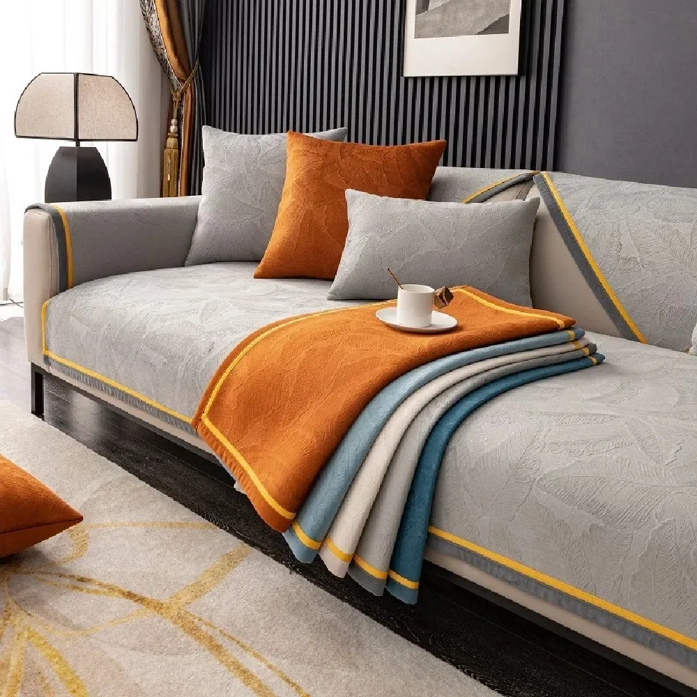 1pc Sofa Cover Cloth Towel Full Cover Four Seasons Universal Sofa Cushion 2026 New Non-slip Leather Sofa Cover