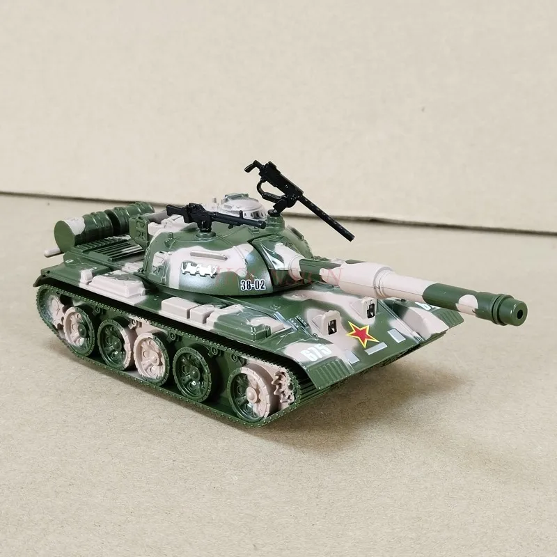 battery tank toy Chinese Type Battle Camouflage Tank Voice Back Light Alloy Model Turret Rotation Plastic 5-7 Years Educational