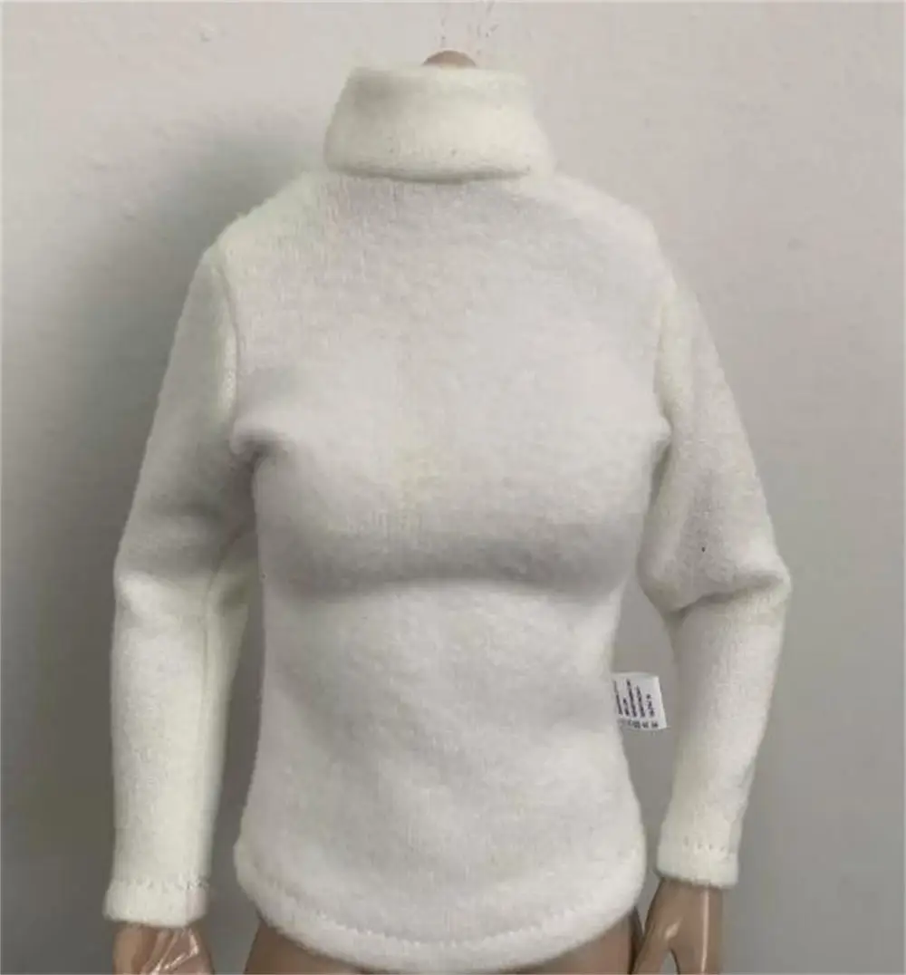 Hot Sales 1/6th Fashion Winter Sleeves Vest Female Doll Figure Toys Model Multi Color Option Accessories For 12
