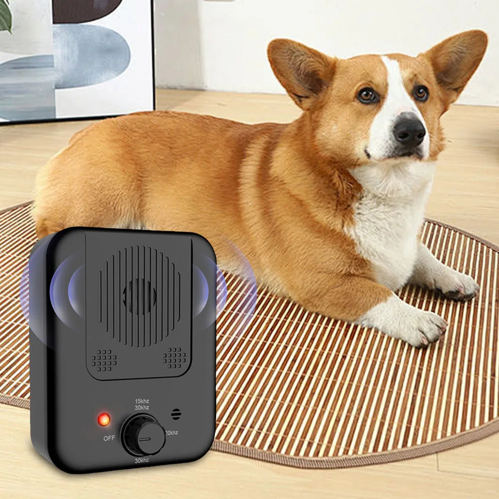 Ultrasonic Dog Barking Stop Device 3 Modes Stop Barking Training Device Dog Barking Control Devices for Small Medium Large Dogs