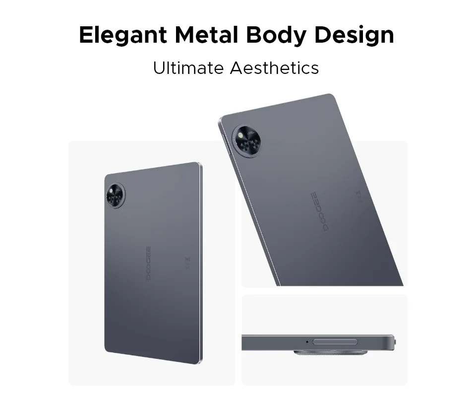 Global Version DOOGEE U11 Android 15 Tablet 11" Ultra-clear 90Hz Display 16GB(4+12) 128GB 8580mAh Battery Unisoc T606 octa-core