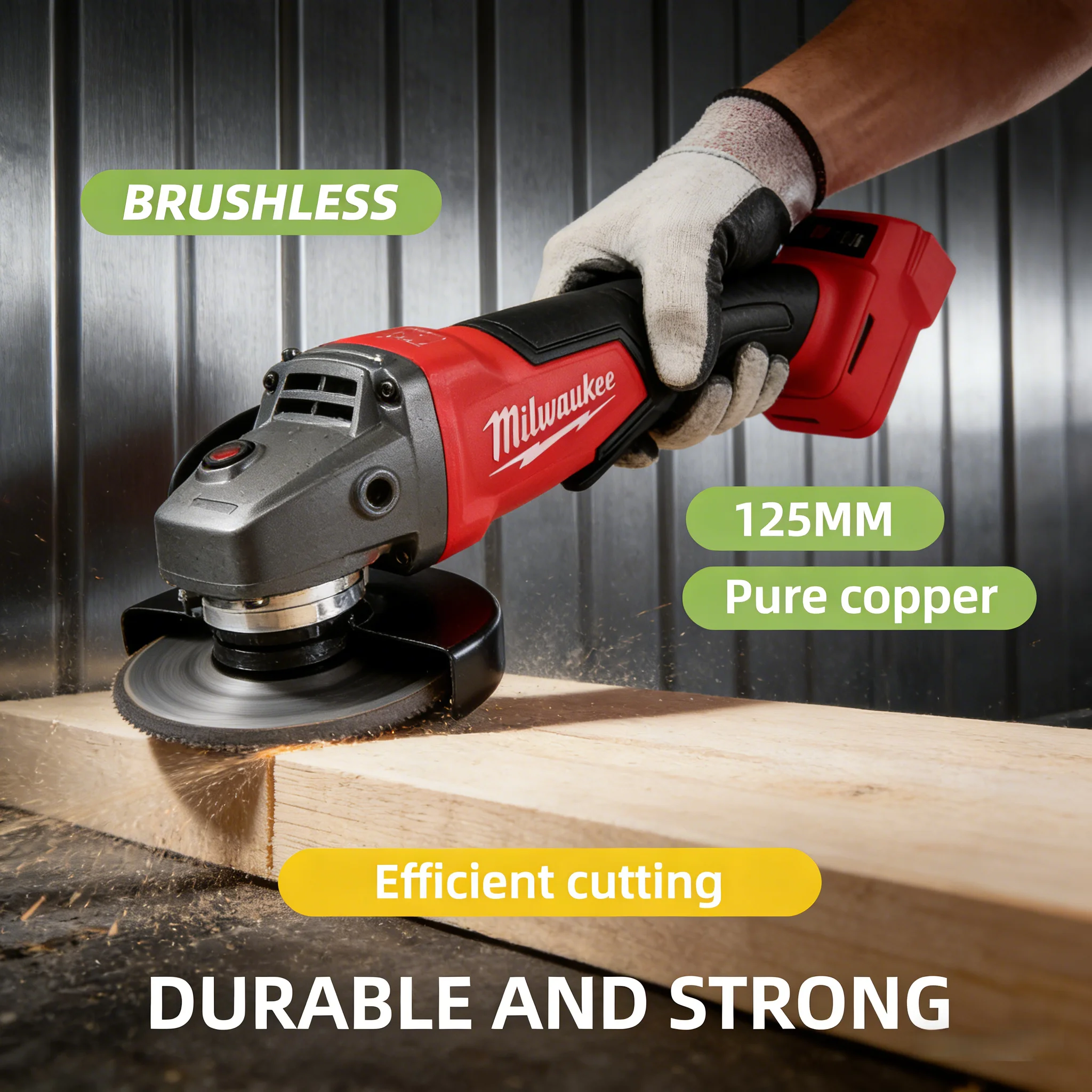 

Milwaukee Original M18 6000mAh 48-11-1861 Lithium ion Batter,18V Fit Milwaukee Cordless Electric Impact Wrench Power Tools