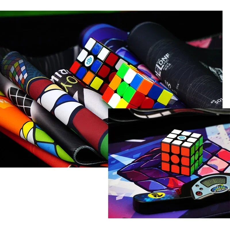 [وسادة كبيرة على شكل مكعب سحري] من أجل حصيرة ناعمة Speedcubing Stackscup