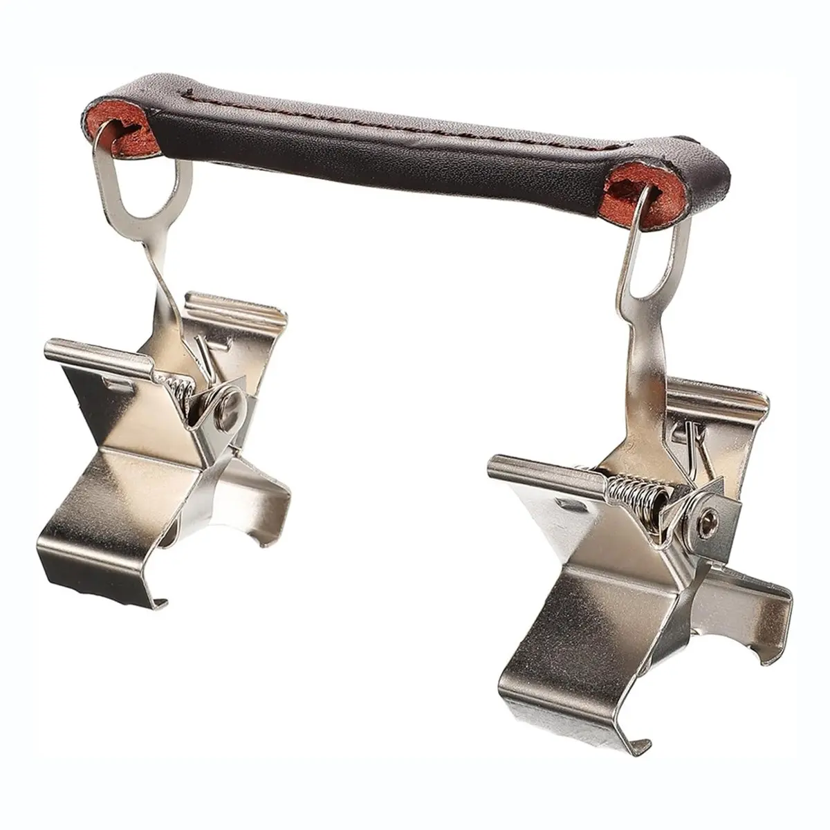 DT38 Ergonomic Metal Canvas Clip with Artificial Leather Strap for Oil Painting and Art Supplies