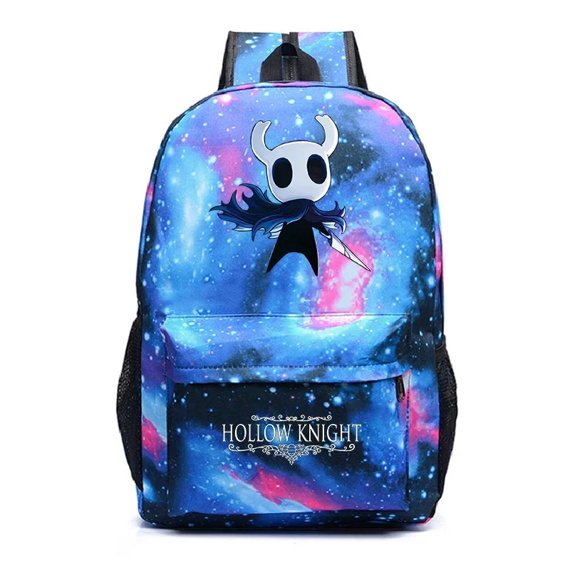 Game Hollow Knight Print Nylon Backpack Men Women Large Capacity Travel Backpack Fashion Computer Backpack Boys Girls Schoolbag