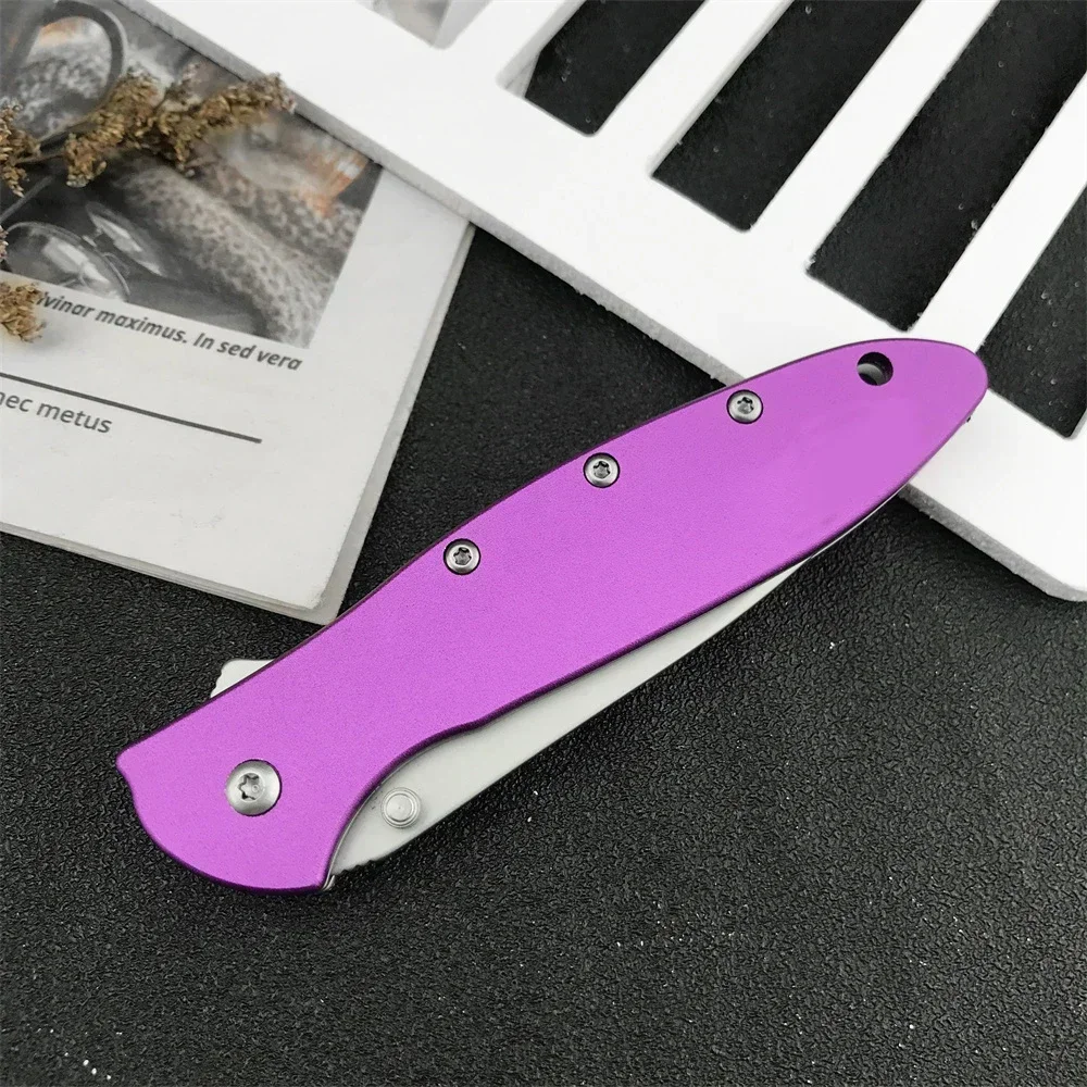 KS 1660 Ken Onion Leek Assisted Open Pocket Folding Knife 8Cr13Mov Blade 14C28N Handles Outdoor Camping Hunting Knife