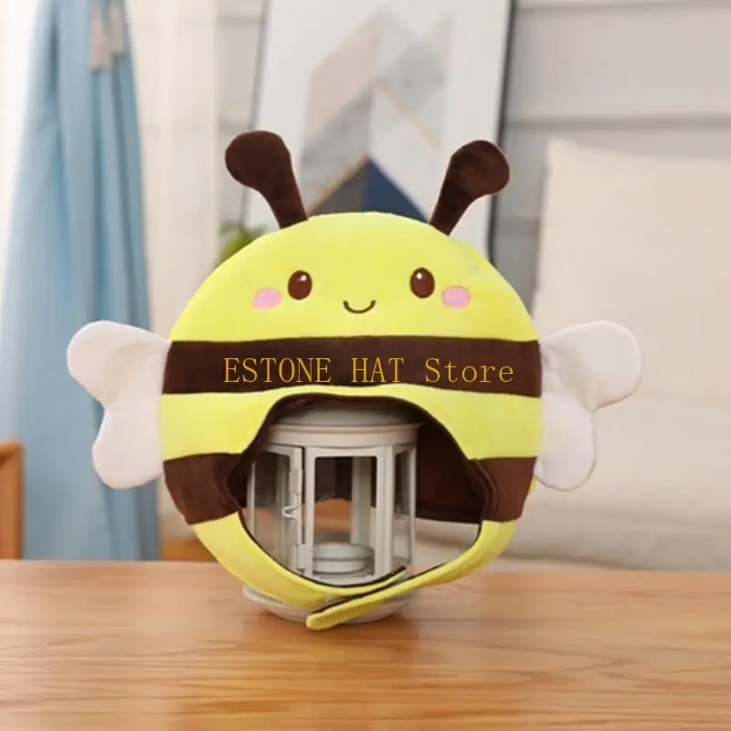 

49MF шляпа в виде медоносной пчелы для взрослых и детей, головные уборы для дня рождения, ролевых игр, вечерние реквизита, шляпа