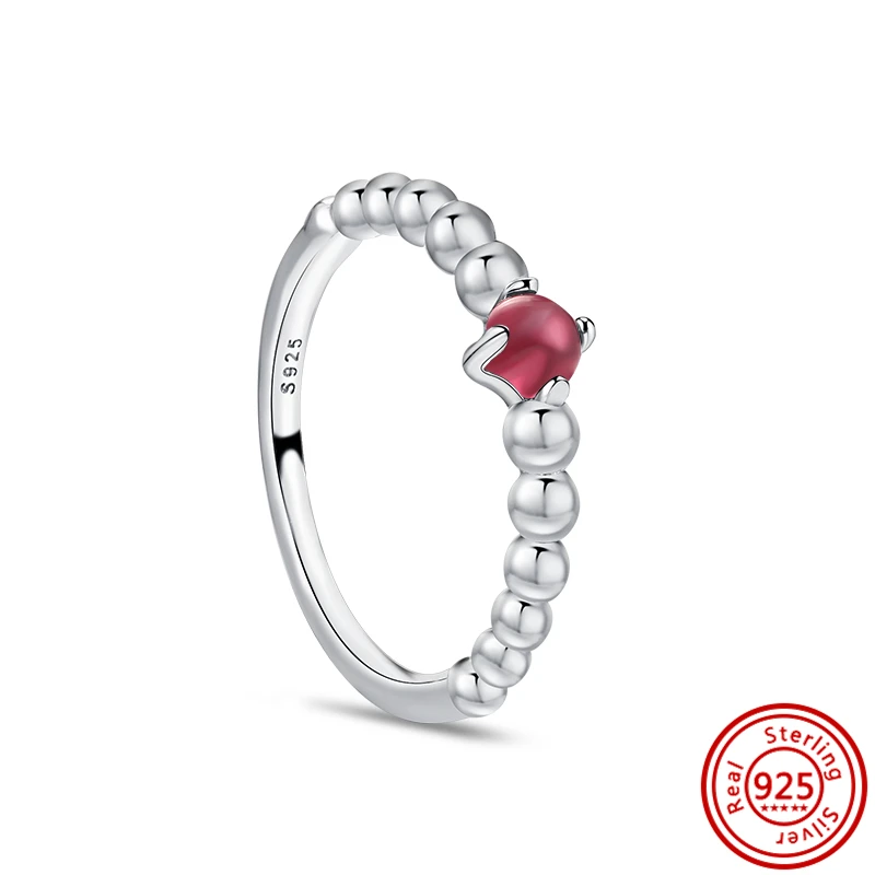 Neuer glänzender klassischer quadratischer Kronen-Herzring aus 925er Sterlingsilber, exquisiter Luxus-Charm-Schmuck, Überraschungsgeschenke für die Feiertage